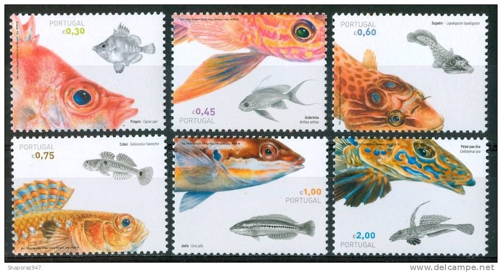 2006 Portogallo Vita Marina Marine Life Pesci Fishes Fische Poissons Set MNH** Spa213 - Nuevos