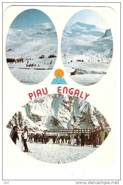 PIAU ENGALY, Hautes Pyrénées: La Station, Lex Champs De Neiges, Pistes De Ski; TB - Vielle Aure