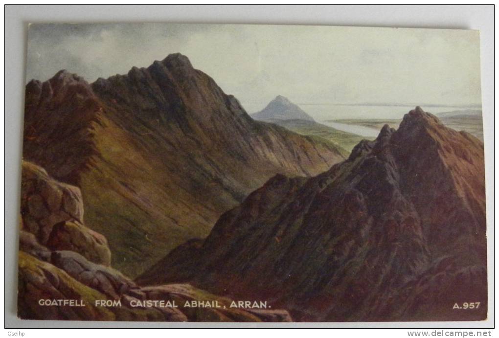 CPA - Carte Postale - Goatfell From Caisteal Abhail Isle Of ARRAN - Post Card Valentine & Sons - Ayrshire