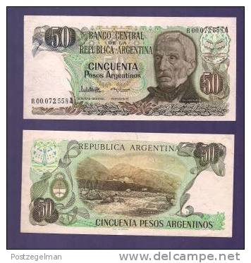 ARGENTINA 1983,  Banknote,  UNC, 50 Pesos Argentina Km314 - Argentinië