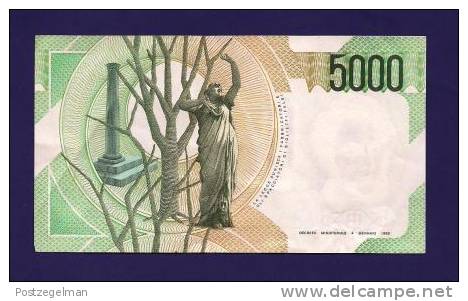 ITALY 1985,   Banknote, Used VF,  5 000 Lira Km85 - 5000 Lire