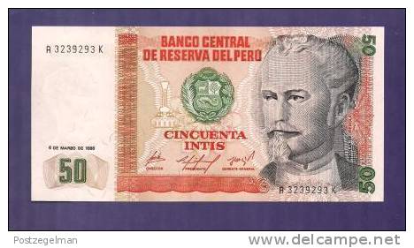 PERU 1986 UNC Banknote  50 Intis - Peru