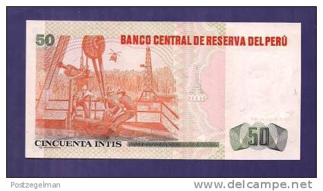 PERU 1986 UNC Banknote  50 Intis - Peru