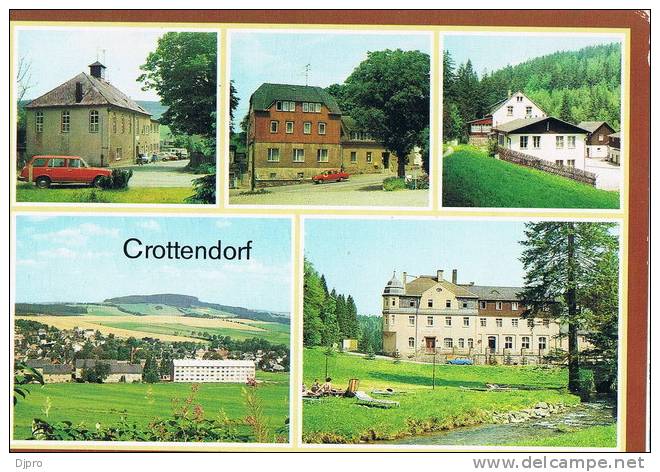 Crottendorf  Gasthof Glashutte     Car / Auto / Oldtimer - Annaberg-Buchholz