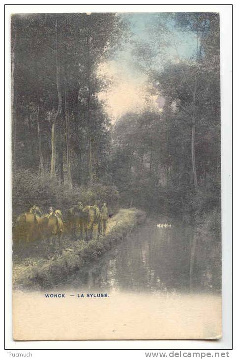 D9968  -  WONCK  -  La Syluse   *chevaux*  *en Couleurs* - Bassenge