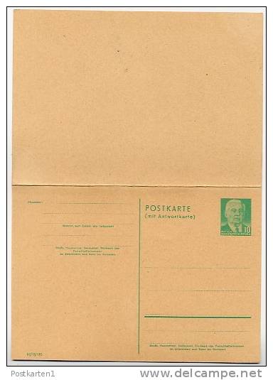 DDR P70 I Antwort-Postkarte Druckvermerk  III/18/185 ** 1956  Kat. 45,00 € - Postales - Nuevos