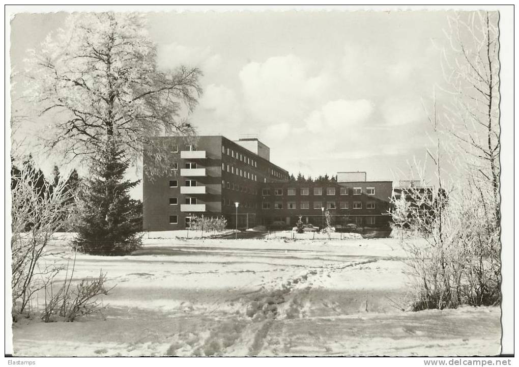 == DE  LINDENBERG SST 1971 , Krankenhaus,  Winterkarte - Lindenberg I. Allg.