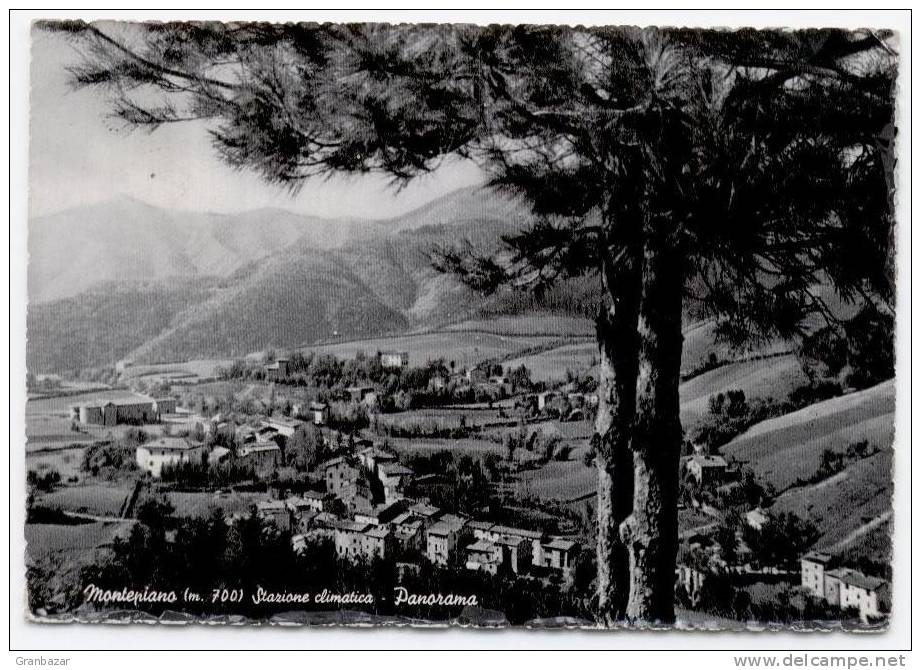 VERNIO, PANORAMA DI MONTEPIANO, B/N, VG 1954    **//** - Prato