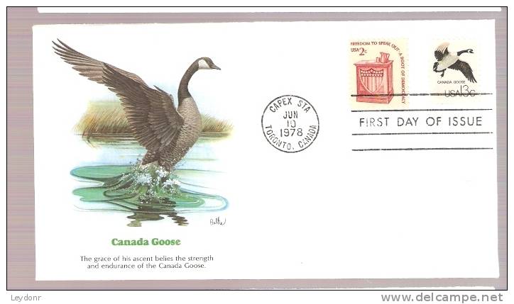 FDC Canada Goose - Geese