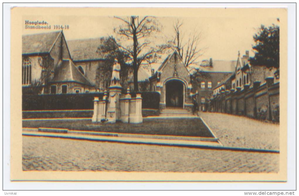 Belgique, Flandre Occidentale, Hooglede, Standbeeld 1914-18, Monument Aux Morts De La Guerre, N'a Pas Circulé - Hooglede