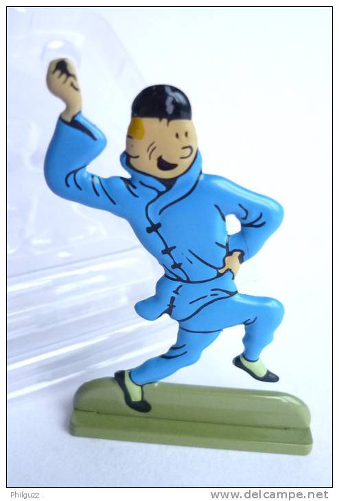 FIGURINE EN METAL TINTIN Le Lotus Bleu ATLAS LES ARCHIVES HERGÉ - Tintin