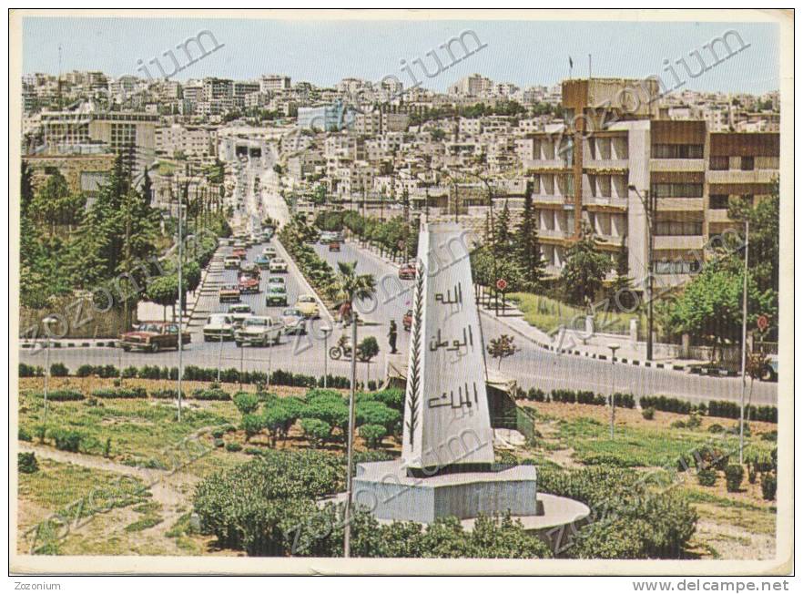 AMMAN,Thiro Circle And Shmeisani Tunnel, Jordan, Old  Postcard - Jordan