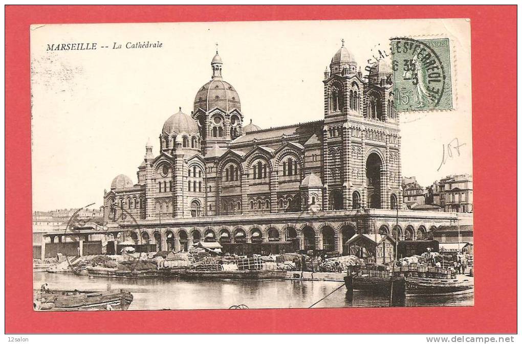 Lettre N°130 Obl MARSEILLE - 1903-60 Säerin, Untergrund Schraffiert