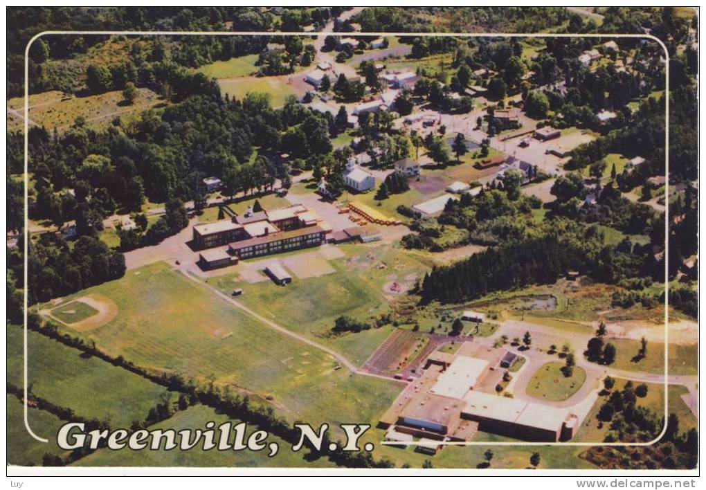 Aerial View Of GREENVILLE, N.Y. - Other & Unclassified