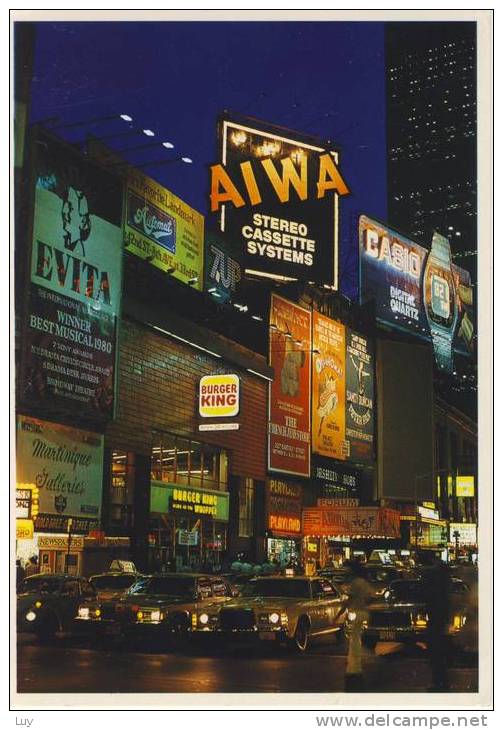NEW YORK CITY - Times Square, Broadway, Theatrical Center, Adverise For Evita Musical ...... - Broadway