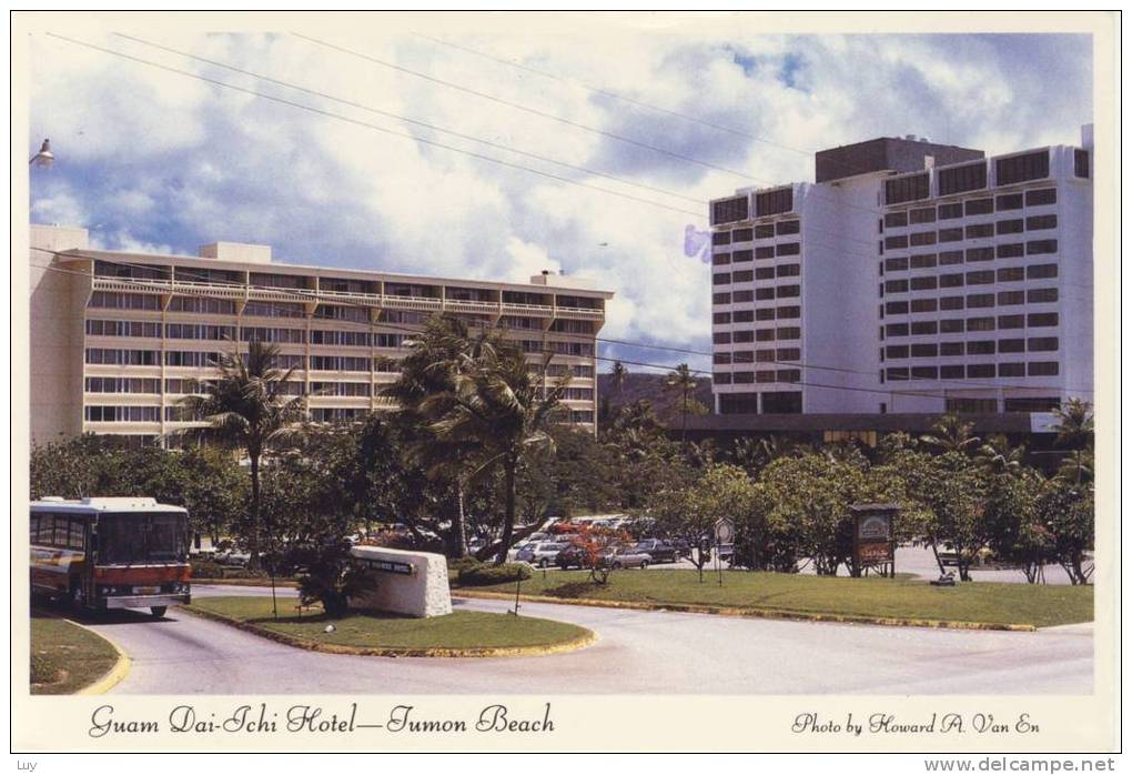 Guam DAI-ICHI Hotel - On World Famous Tumon Beach On Tumon Bay, Advertise Card - Guam