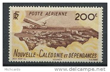 NLE CALEDONIE 1948 - Avion Noumea - Neuf, Heliogravé Sans Charniere (Yvert A 63) - Nuovi