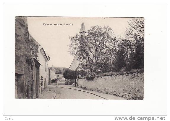 Carte 1910 EGLISE DE NEUVILLE - Neuville-sur-Oise