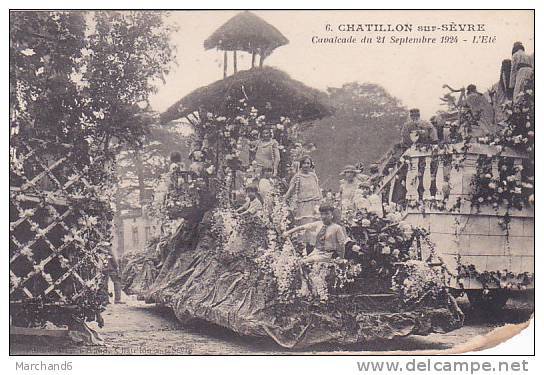 DEUX SEVRES CHATILLON SUR SEVRE MAULEON CAVALCADE DU 21 SEPTEMBRE 1924 L ETE Editeur Mlle Ravaud - Mauleon