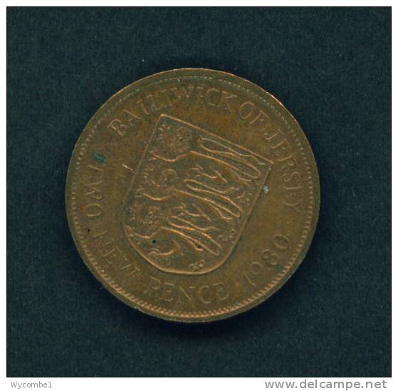 JERSEY  -  1980  2 Pence  Circulated As Scan - Jersey
