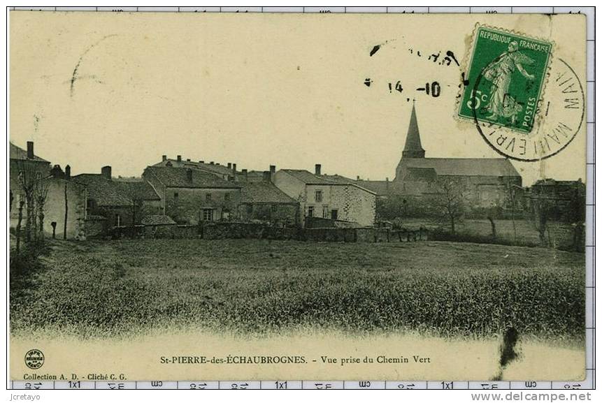 79- Saint Pierre Des Echaubrognes, Vue Prise Du Chemin Vert, Ref1003 - Mauleon