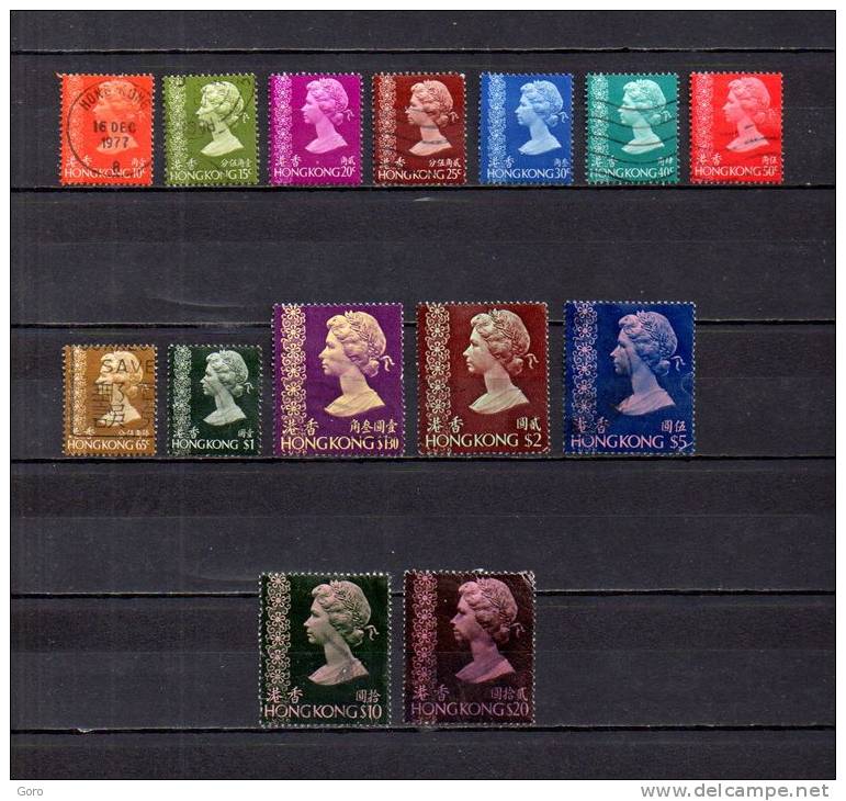 Hong  Kong   1973  .-   Y&T  Nº   266/279 - Unused Stamps