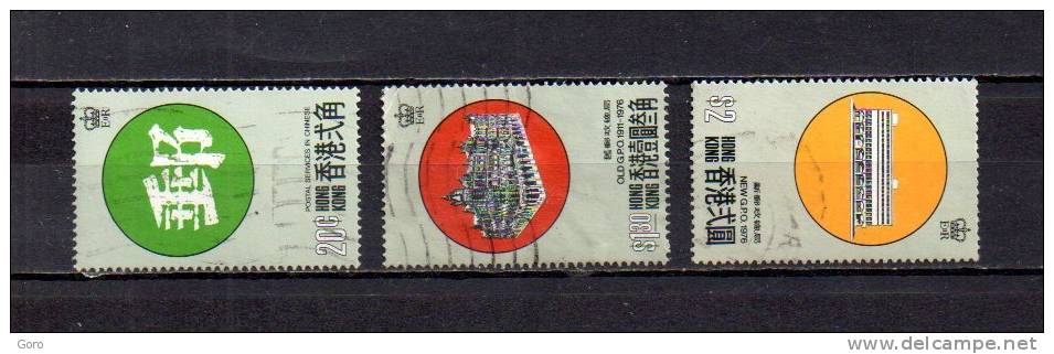 Hong  Kong   1976  .-   Y&T  Nº   320/322 - Unused Stamps