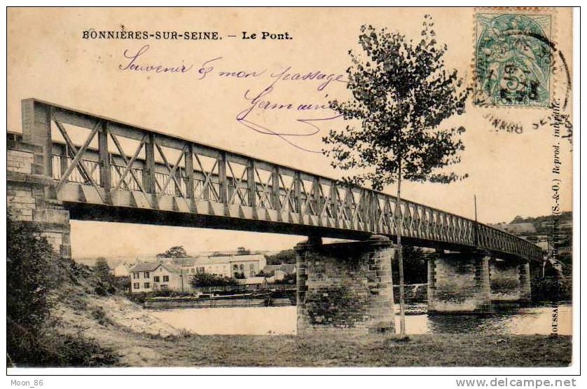 78 -  BONNIERES SUR SEINE - Le Pont - Bonnieres Sur Seine