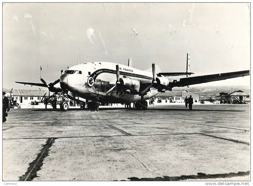 AVION " PROVENCE " DE LA COMPAGNIE AIR FRANCE AERODROME DE MARSEILLE-MARIGNANE AVIATION AEROPORT - Aerodromi