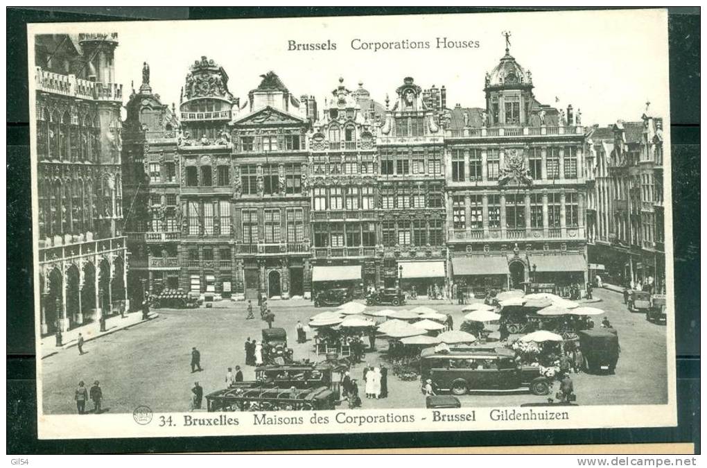 Bruxelles , Brussels - Maisons Des Corporations   - Ui22 - Mercati