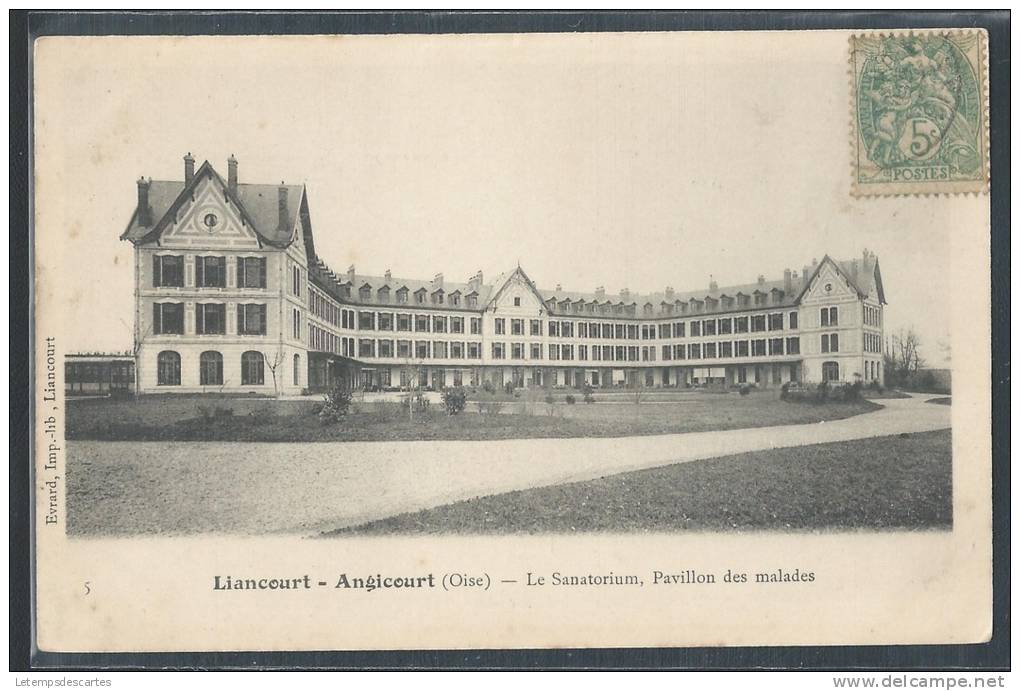 - CPA 60 - Liancourt, Le Sanatorium D´Angicourt - Pavillon Des Malades - Liancourt