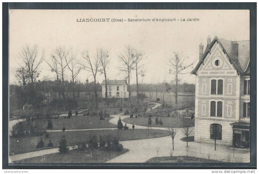 - CPA 60 - Liancourt, Le Sanatorium D´Angicourt - Le Jardin - Liancourt