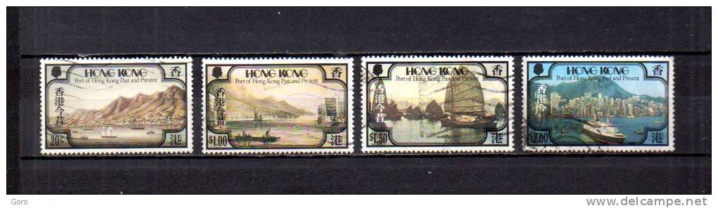 Hong Kong   1982   .-   Y&T Nº    374/377 - Gebraucht