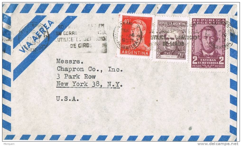 0145. Carta Aerea BUENOS AIRES (argentina) 1959 - Cartas & Documentos