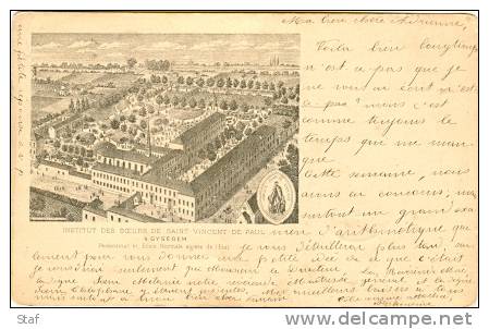 Gijzegem : Institut Des Soeurs De Saint-Vincent-de-Paul  - Pensionnat Et Ecole Normale Agréée De L'Etat : 1900 !!!! - Aalst