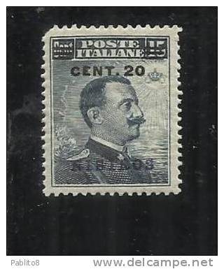 EGEO 1916 NISIRO 20 C SU 15 C MNH - Aegean (Nisiro)