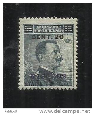 EGEO 1916 NISIRO 20 C SU 15 C MNH - Ägäis (Nisiro)