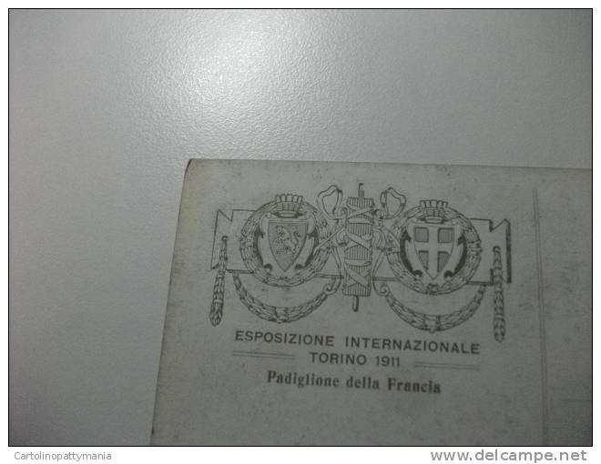 Esposizione Internazionale Torino 1911 Illustratore Guerzoni Padiglione Della Francia - Tentoonstellingen
