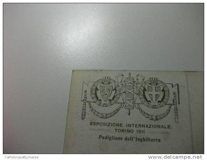 Esposizione Internazionale Torino 1911 Illustratore Guerzoni Padiglione Dell'inghilterra - Ausstellungen