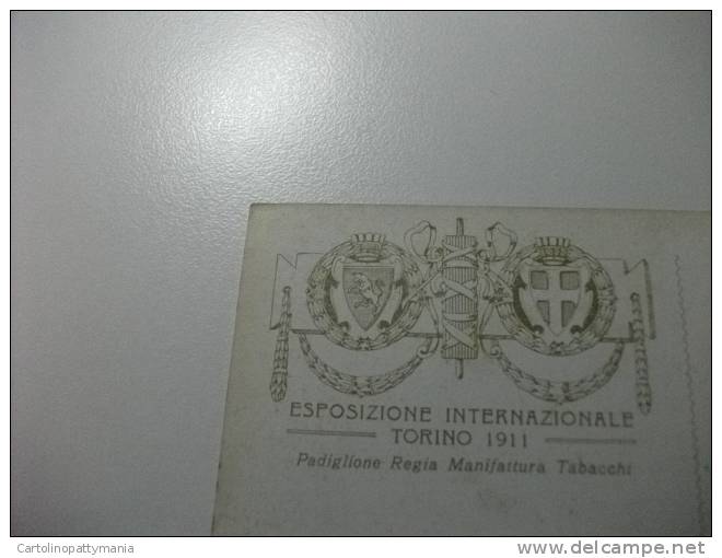 Esposizione Internazionale Torino 1911 Illustratore Puolotti Padiglione Regia Manifattura Tabacchi - Exhibitions