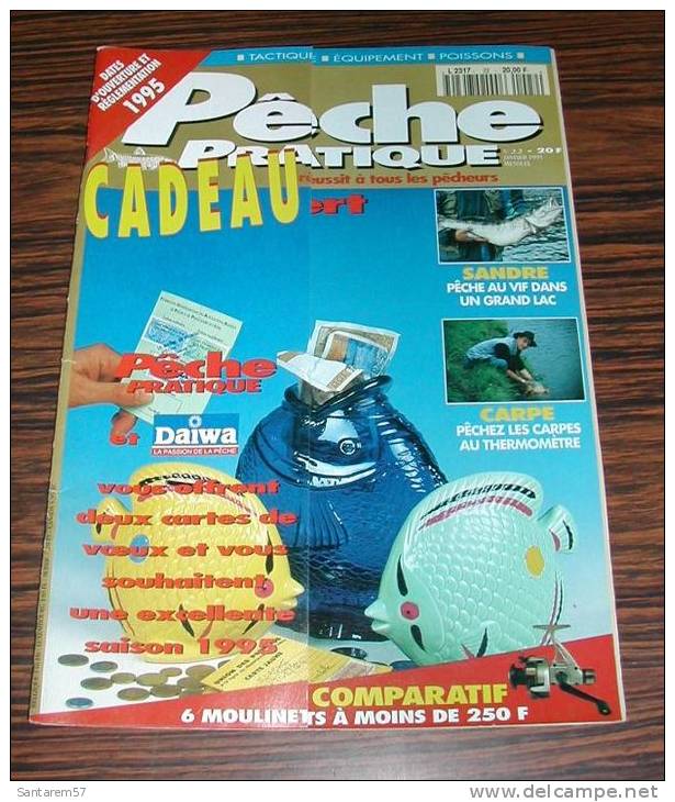 Revue Magasine MAGAZINE Pêche Pratique N° 22 Janvier 1995 Sandre Pêche Au Vif Dans Un Grand Lac ..... - Chasse & Pêche