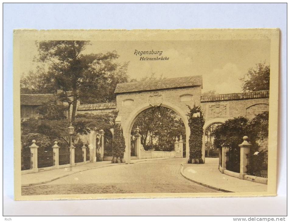 CPA Allemagne - Regensburg - Helenenbrücke - Regensburg