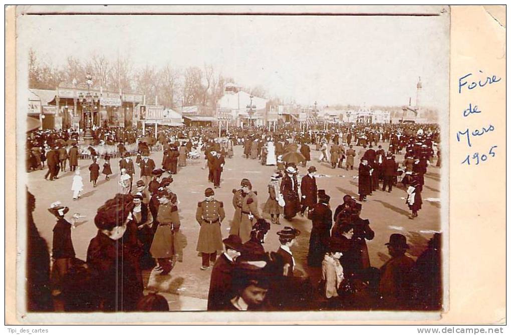 Bordeaux - Foire De Bordeaux, Mars 1905 (photo Collée Sur Carte) - Bordeaux