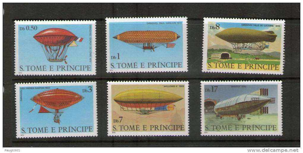 SAINT THOMAS 1979 ZEPPELINS  YVERT N°578/83  NEUF MNH ** - Zeppelins