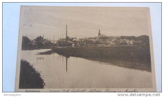 AK Postcard Von Schleswig-Holstein: Kellinghusen Panorama Vom 31.7.22 Mit Mi-Nr. 189 - Kellinghusen