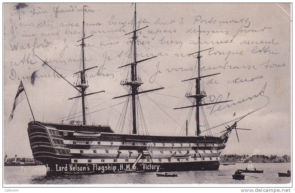 PORTSMOUTH Lord Nelson's Flagship VICTORY ( 1905) - Portsmouth