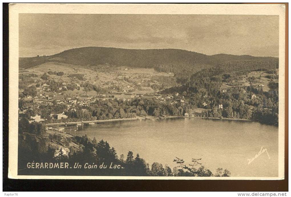 CPSM Non écrite  GERARDMER Un Coin Du Lac - Gerardmer