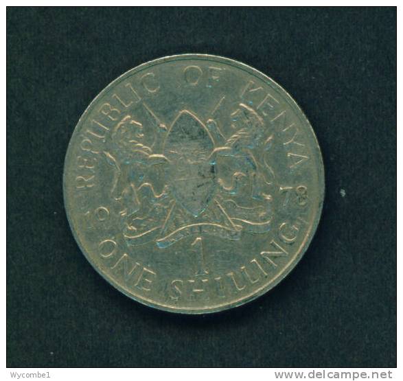 KENYA  -  1978  1 Shilling  Circulated As Scan - Kenia