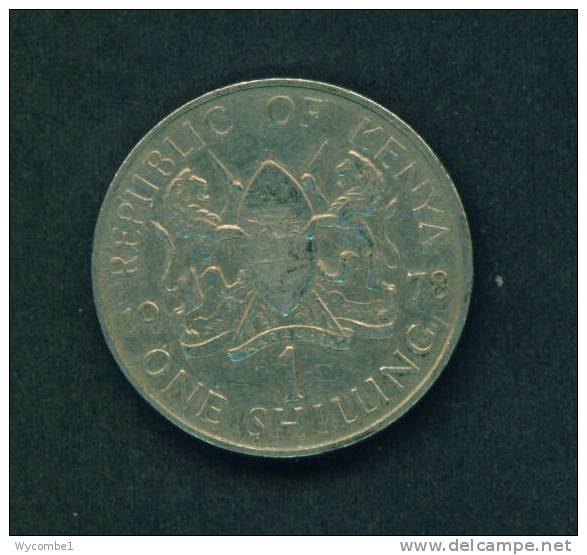 KENYA  -  1978  1 Shilling  Circulated As Scan - Kenya