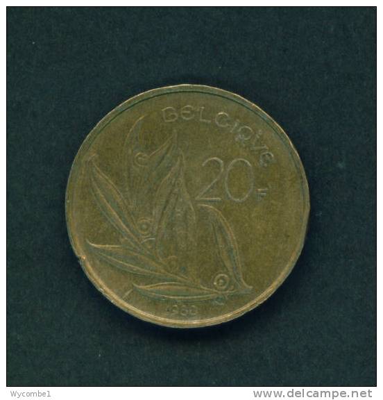 BELGIUM  -  1980  20 Francs  Circulated As Scan - 20 Francs